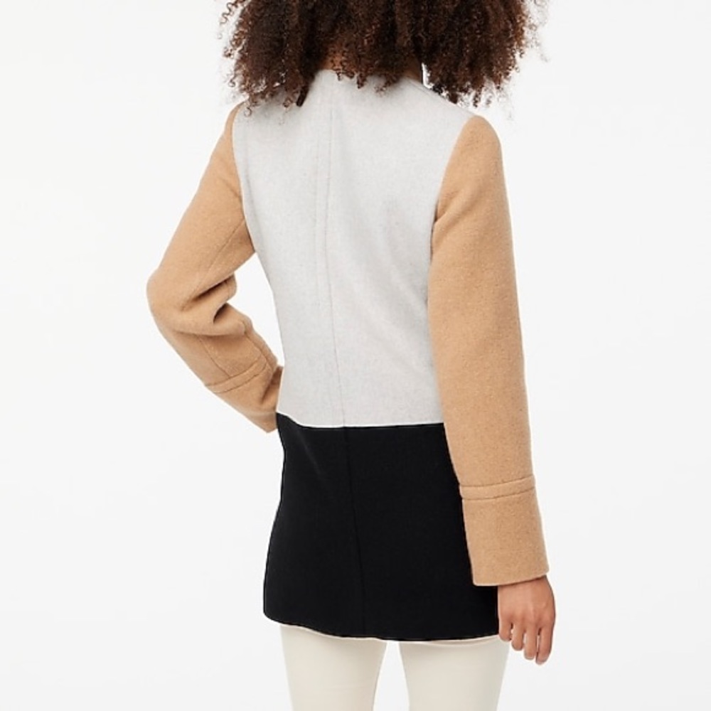 J.Crew Factory Colorblock City Coat - Picture 4 of 15